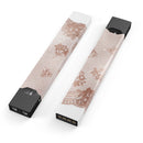 Rose Gold Lace Pattern 3 - Premium Decal Protective Skin-Wrap Sticker compatible with the Juul Labs vaping device
