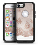 Rose Gold Lace Pattern 3 - iPhone 7 or 8 OtterBox Case & Skin Kits