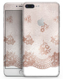 Rose Gold Lace Pattern 3 - Skin-kit for the iPhone 8 or 8 Plus