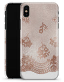 Rose Gold Lace Pattern 3 - iPhone X Clipit Case