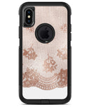 Rose Gold Lace Pattern 3 - iPhone X OtterBox Case & Skin Kits