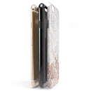 Rose Gold Lace Pattern 4 iPhone 6/6s or 6/6s Plus 2-Piece Hybrid INK-Fuzed Case