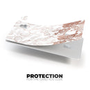 Rose Gold Lace Pattern 4 - Premium Protective Decal Skin-Kit for the Apple Credit Card