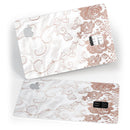Rose Gold Lace Pattern 4 - Premium Protective Decal Skin-Kit for the Apple Credit Card