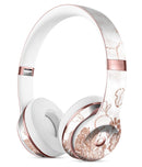 Rose Gold Lace Pattern 4 Full-Body Skin Kit for the Beats by Dre Solo 3 Wireless Headphones
