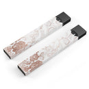 Rose Gold Lace Pattern 4 - Premium Decal Protective Skin-Wrap Sticker compatible with the Juul Labs vaping device