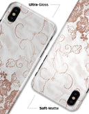 Rose Gold Lace Pattern 4 - iPhone X Clipit Case