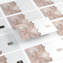 Rose Gold Lace Pattern 5 - Premium Protective Decal Skin-Kit for the Apple Credit Card
