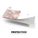 Rose Gold Lace Pattern 5 - Premium Protective Decal Skin-Kit for the Apple Credit Card