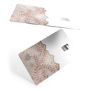 Rose Gold Lace Pattern 5 - Premium Protective Decal Skin-Kit for the Apple Credit Card