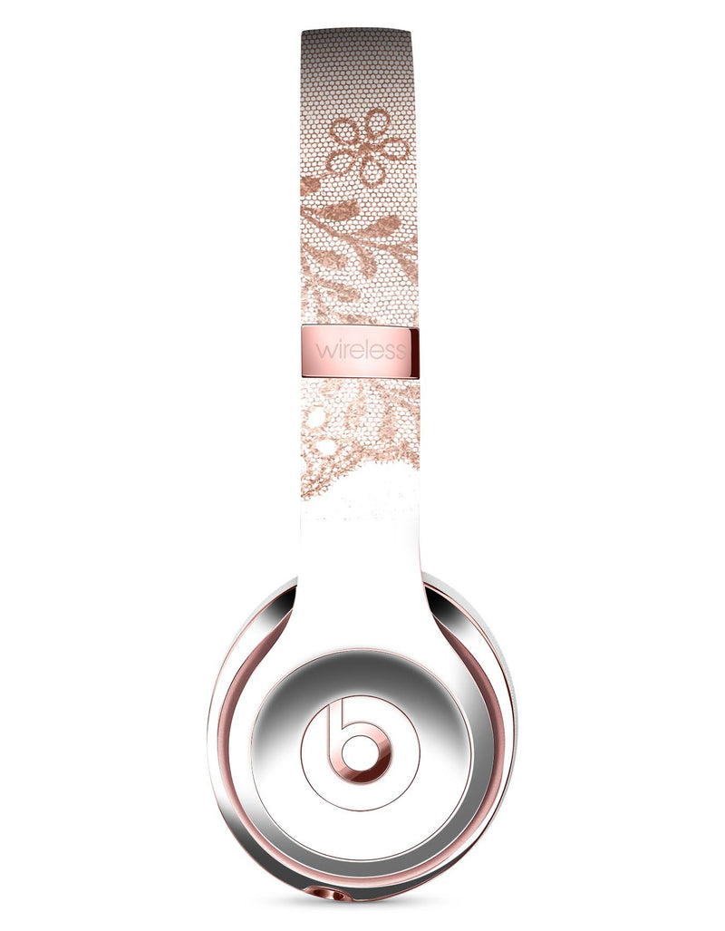 Rose Gold Lace Pattern 5 Full-Body Skin Kit for the Beats by
