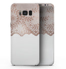 Rose Gold Lace Pattern 5 - Samsung Galaxy S8 Full-Body Skin Kit