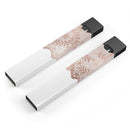 Rose Gold Lace Pattern 5 - Premium Decal Protective Skin-Wrap Sticker compatible with the Juul Labs vaping device