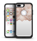 Rose Gold Lace Pattern 5 - iPhone 7 or 7 Plus Commuter Case Skin Kit