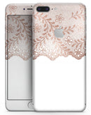 Rose Gold Lace Pattern 5 - Skin-kit for the iPhone 8 or 8 Plus