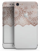 Rose Gold Lace Pattern 5 - Skin-kit for the iPhone 8 or 8 Plus