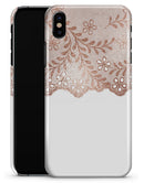 Rose Gold Lace Pattern 5 - iPhone X Clipit Case