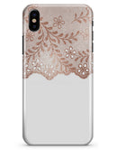 Rose Gold Lace Pattern 5 - iPhone X Clipit Case