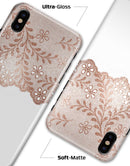 Rose Gold Lace Pattern 5 - iPhone X Clipit Case