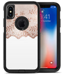 Rose Gold Lace Pattern 5 - iPhone X OtterBox Case & Skin Kits