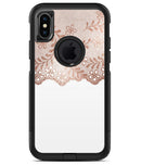 Rose Gold Lace Pattern 5 - iPhone X OtterBox Case & Skin Kits