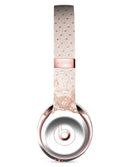 Rose Gold Lace Pattern 6 Full-Body Skin Kit for the Beats by Dre Solo 3 Wireless Headphones