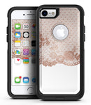 Rose Gold Lace Pattern 6 - iPhone 7 or 8 OtterBox Case & Skin Kits