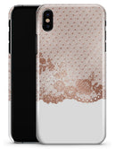 Rose Gold Lace Pattern 6 - iPhone X Clipit Case