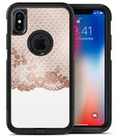 Rose Gold Lace Pattern 6 - iPhone X OtterBox Case & Skin Kits
