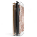Rose Gold Lace Pattern 7 iPhone 6/6s or 6/6s Plus 2-Piece Hybrid INK-Fuzed Case