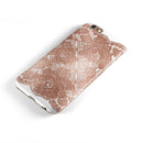 Rose Gold Lace Pattern 7 iPhone 6/6s or 6/6s Plus 2-Piece Hybrid INK-Fuzed Case