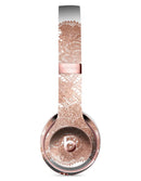 Rose Gold Lace Pattern 7 Full-Body Skin Kit for the Beats by Dre Solo 3 Wireless Headphones