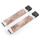 Rose Gold Lace Pattern 7 - Premium Decal Protective Skin-Wrap Sticker compatible with the Juul Labs vaping device