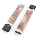 Rose Gold Lace Pattern 7 - Premium Decal Protective Skin-Wrap Sticker compatible with the Juul Labs vaping device