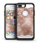 Rose Gold Lace Pattern 7 - iPhone 7 or 7 Plus Commuter Case Skin Kit