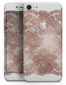 Rose Gold Lace Pattern 7 - Skin-kit for the iPhone 8 or 8 Plus