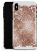 Rose Gold Lace Pattern 7 - iPhone X Clipit Case