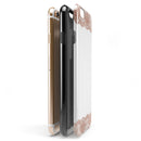 Rose Gold Lace Pattern 8 iPhone 6/6s or 6/6s Plus 2-Piece Hybrid INK-Fuzed Case