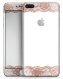 Rose Gold Lace Pattern 8 - Skin-kit for the iPhone 8 or 8 Plus