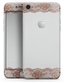 Rose Gold Lace Pattern 8 - Skin-kit for the iPhone 8 or 8 Plus