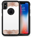 Rose Gold Lace Pattern 8 - iPhone X OtterBox Case & Skin Kits
