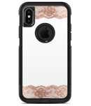 Rose Gold Lace Pattern 8 - iPhone X OtterBox Case & Skin Kits