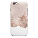 Rose Gold Lace Pattern 9 iPhone 6/6s or 6/6s Plus 2-Piece Hybrid INK-Fuzed Case