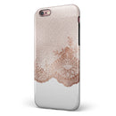 Rose Gold Lace Pattern 9 iPhone 6/6s or 6/6s Plus 2-Piece Hybrid INK-Fuzed Case