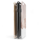 Rose Gold Lace Pattern 9 iPhone 6/6s or 6/6s Plus 2-Piece Hybrid INK-Fuzed Case
