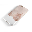 Rose Gold Lace Pattern 9 iPhone 6/6s or 6/6s Plus 2-Piece Hybrid INK-Fuzed Case