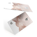 Rose Gold Lace Pattern 9 - Premium Protective Decal Skin-Kit for the Apple Credit Card