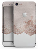 Rose Gold Lace Pattern 9 - Skin-kit for the iPhone 8 or 8 Plus