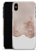 Rose Gold Lace Pattern 9 - iPhone X Clipit Case