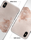 Rose Gold Lace Pattern 9 - iPhone X Clipit Case